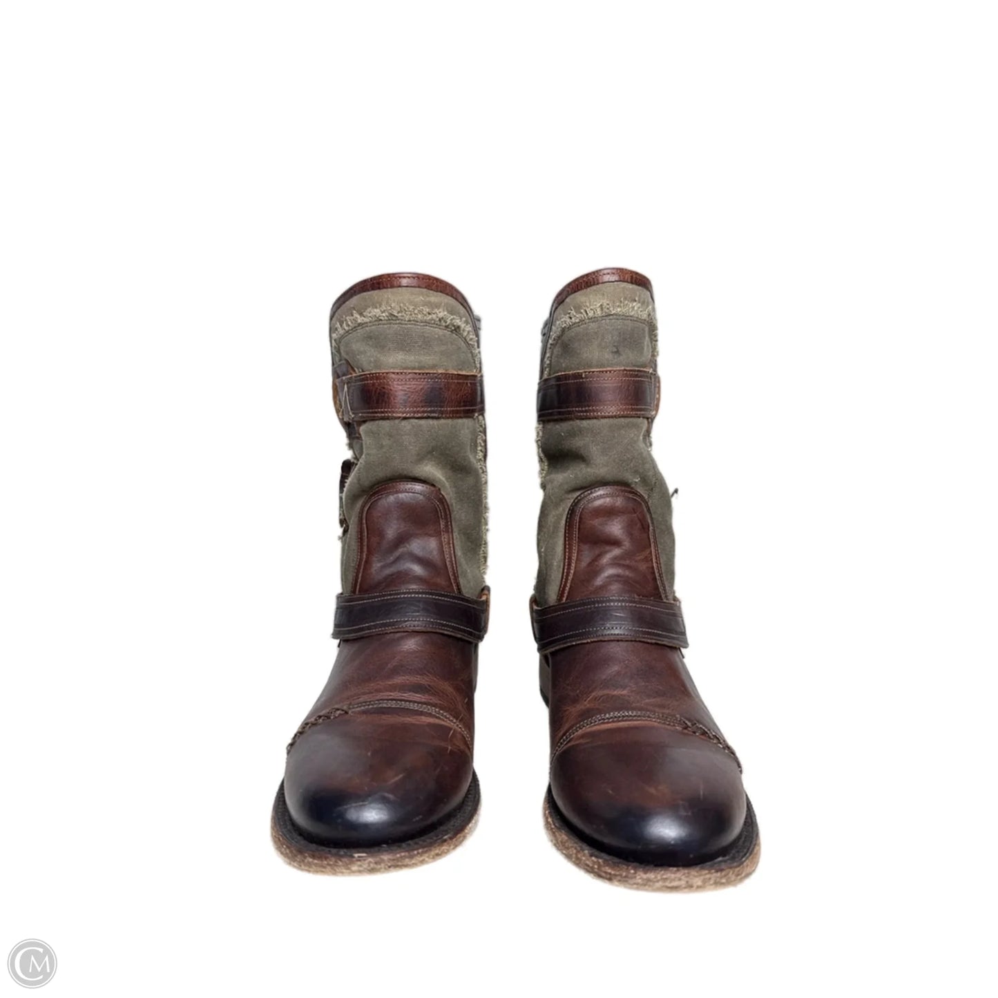 Boots Mid-calf Flats By LANE In Brown, Size: 9