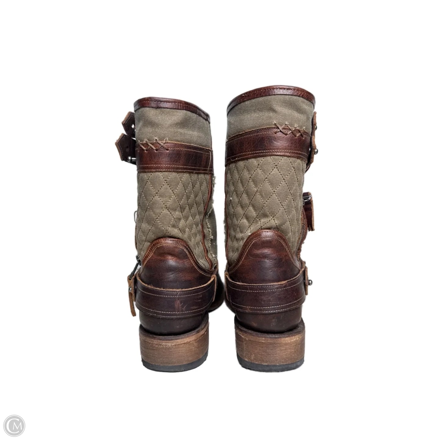 Boots Mid-calf Flats By LANE In Brown, Size: 9