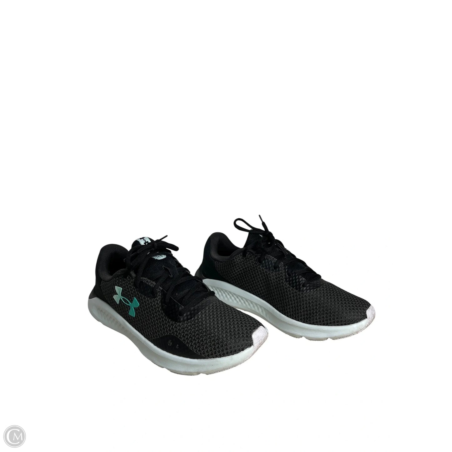 Shoes Athletic By Under Armour In Black & Blue, Size: 10