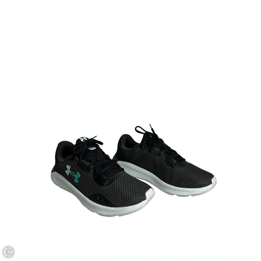 Shoes Athletic By Under Armour In Black & Blue, Size: 10