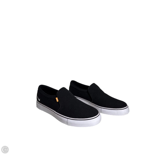 Shoes Flats By Nike In Black, Size: 10