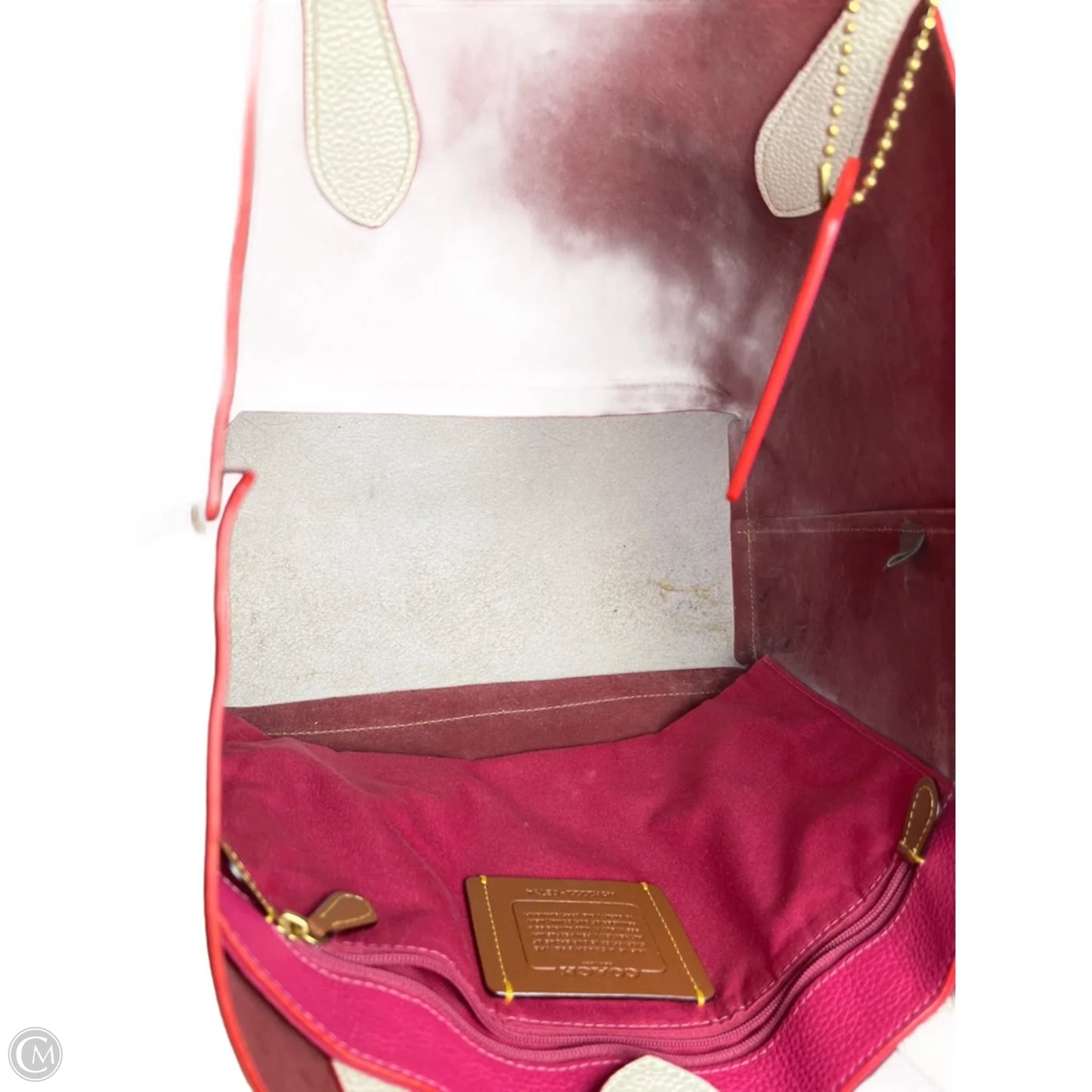 Tote Designer By Coach, Size: Large