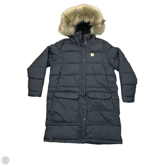 Coat Parka By Carhartt In Black, Size: L