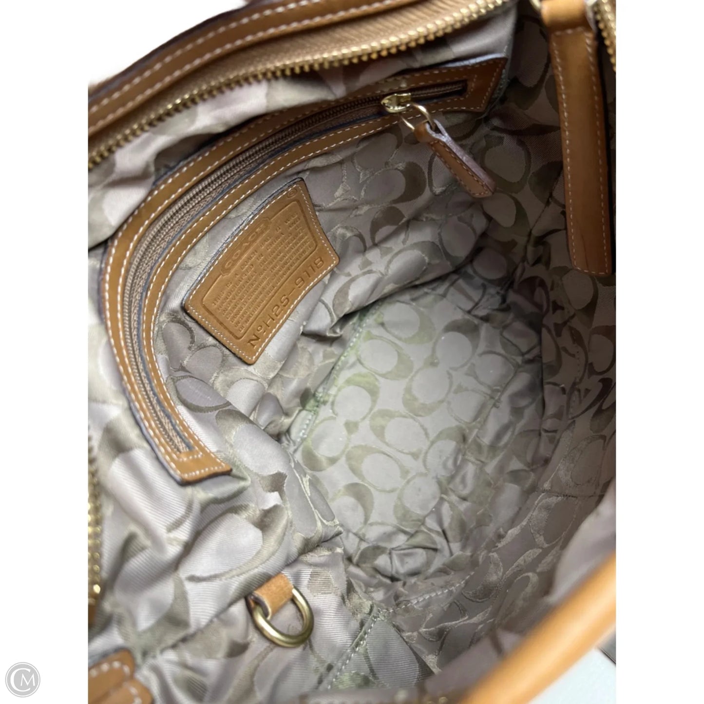 Handbag Designer By Coach, Size: Medium