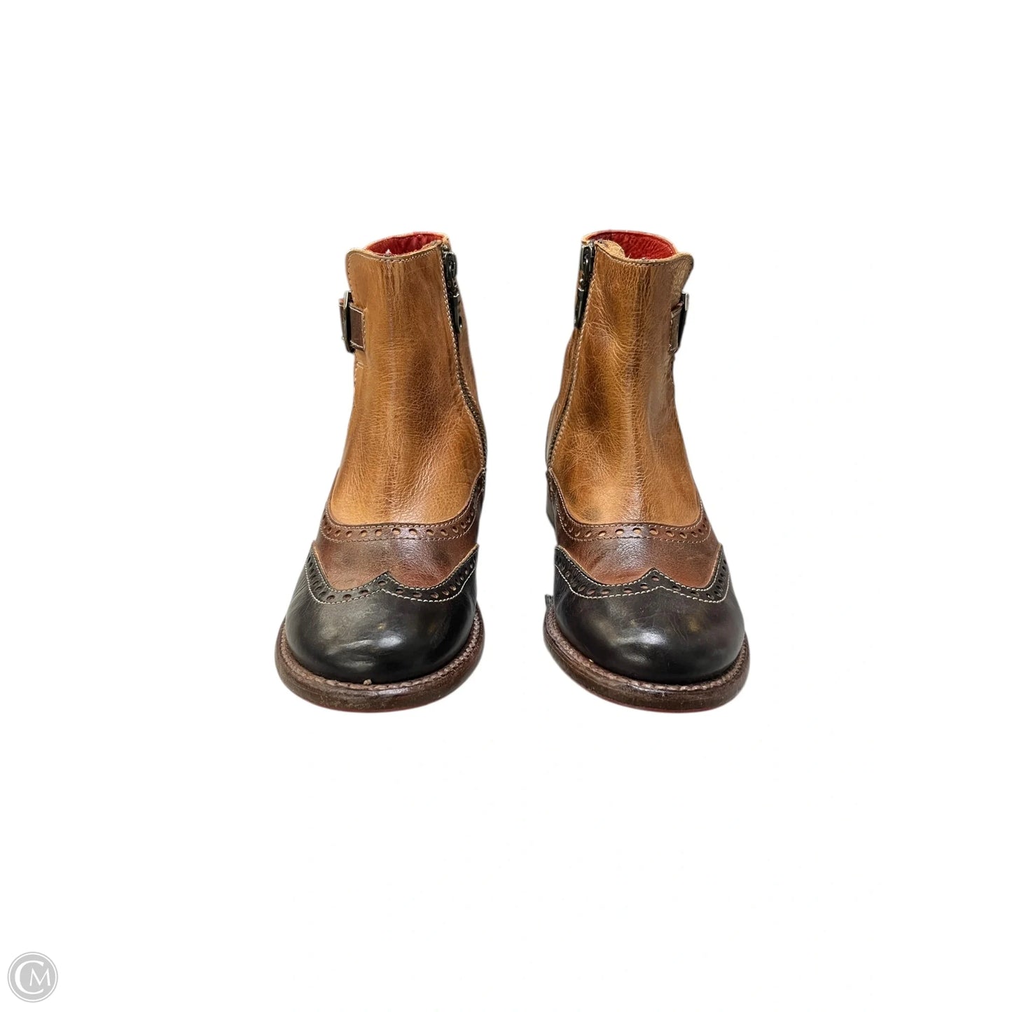 Boots Ankle Flats By Bed Stu In Brown, Size: 6.5