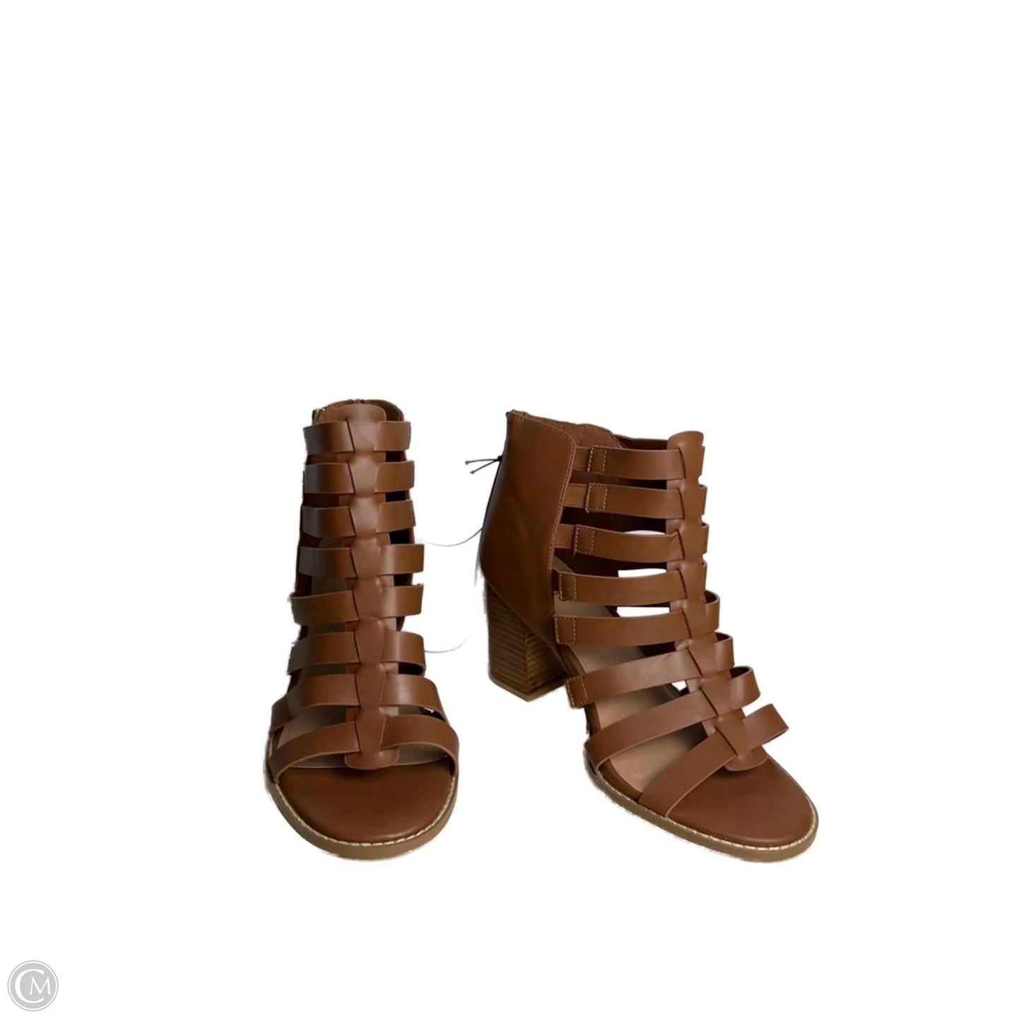 Shoes Heels Block By Torrid In Brown, Size: 12