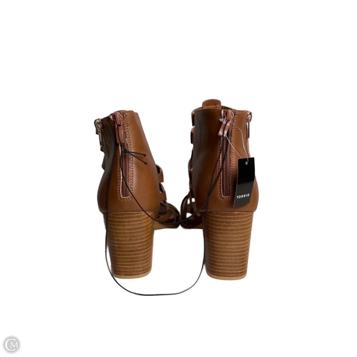 Shoes Heels Block By Torrid In Brown, Size: 12