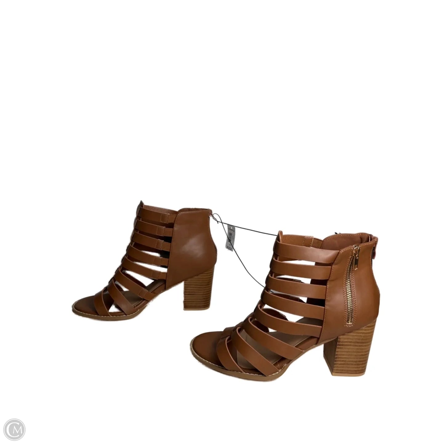 Shoes Heels Block By Torrid In Brown, Size: 12