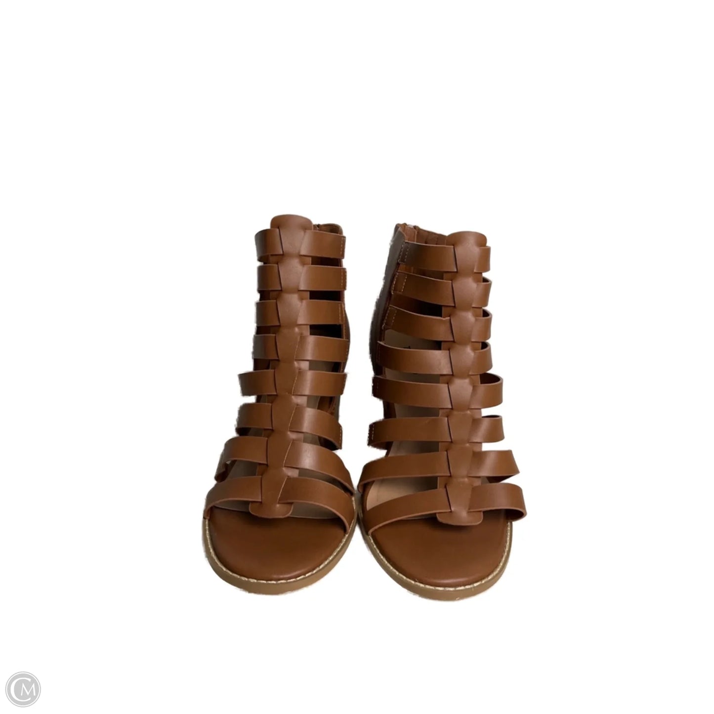 Shoes Heels Block By Torrid In Brown, Size: 12