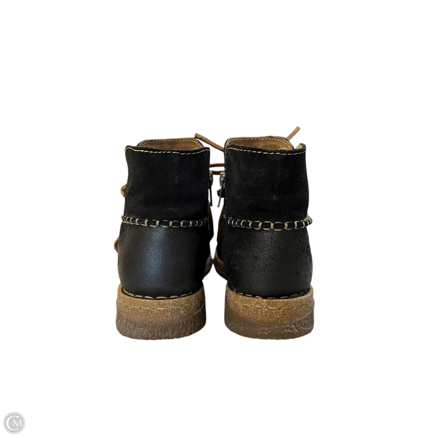 Boots Ankle Flats By Born In Black, Size: 8