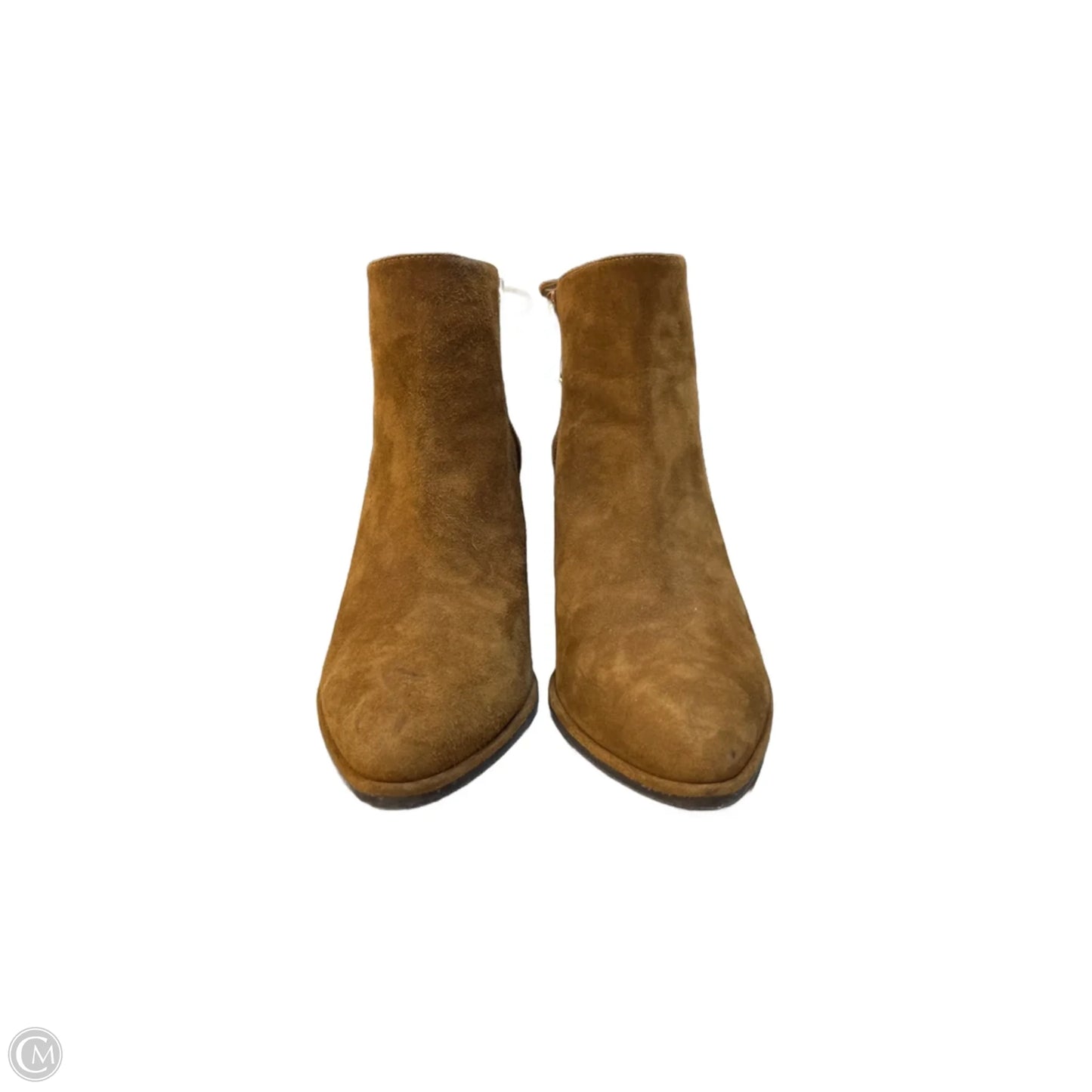 Boots Designer By Stuart Weitzman In Brown, Size: 9