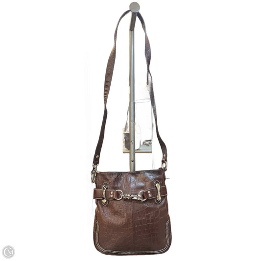 Crossbody Leather By B. Makowsky, Size: Medium