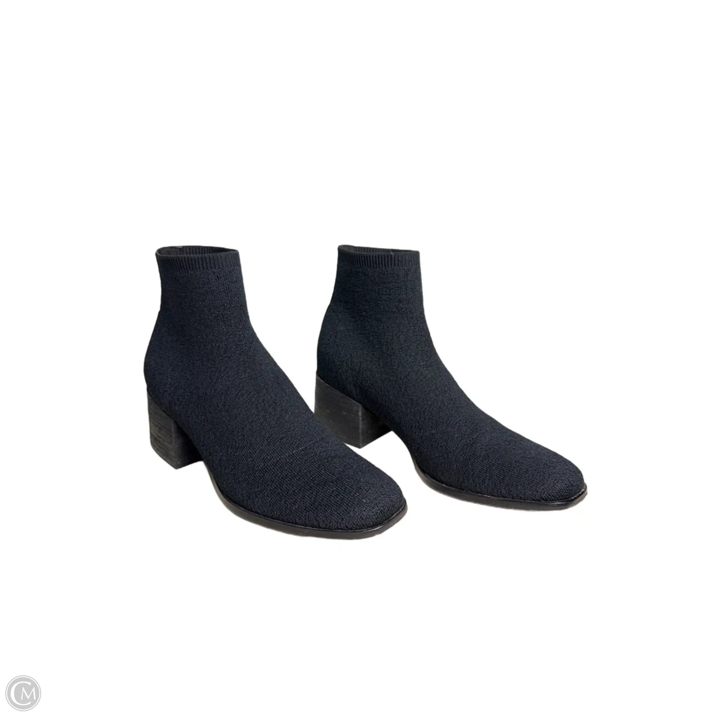 Boots Ankle Heels By Eileen Fisher In Black, Size: 9