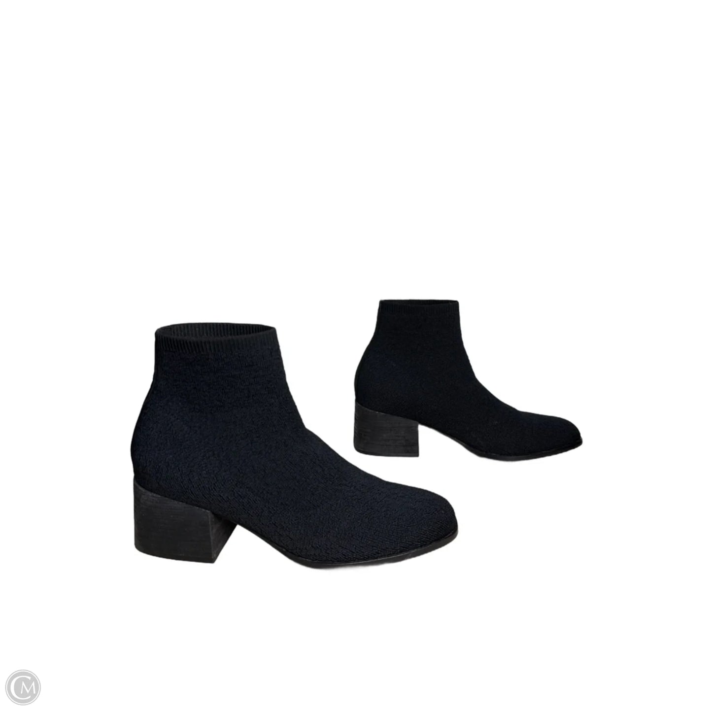 Boots Ankle Heels By Eileen Fisher In Black, Size: 9