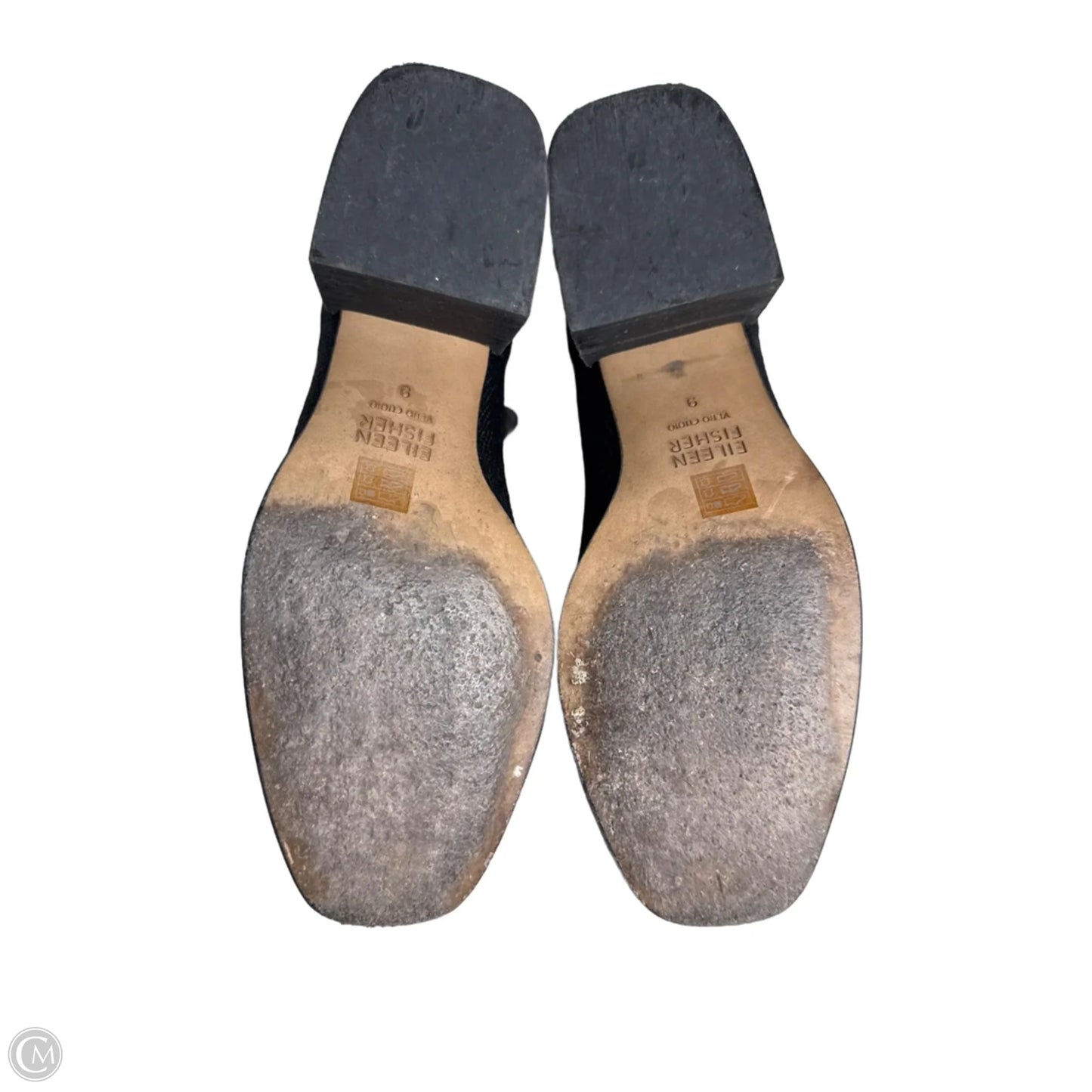 Boots Ankle Heels By Eileen Fisher In Black, Size: 9