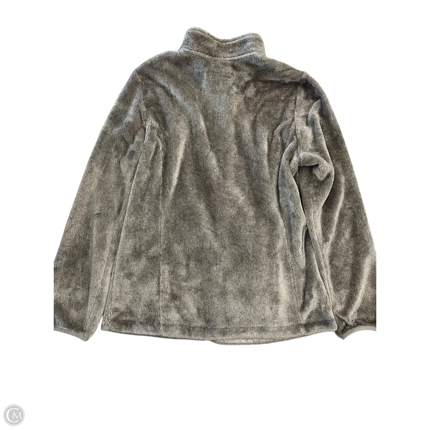 Jacket Faux Fur & Sherpa By Gerry In Grey, Size: S