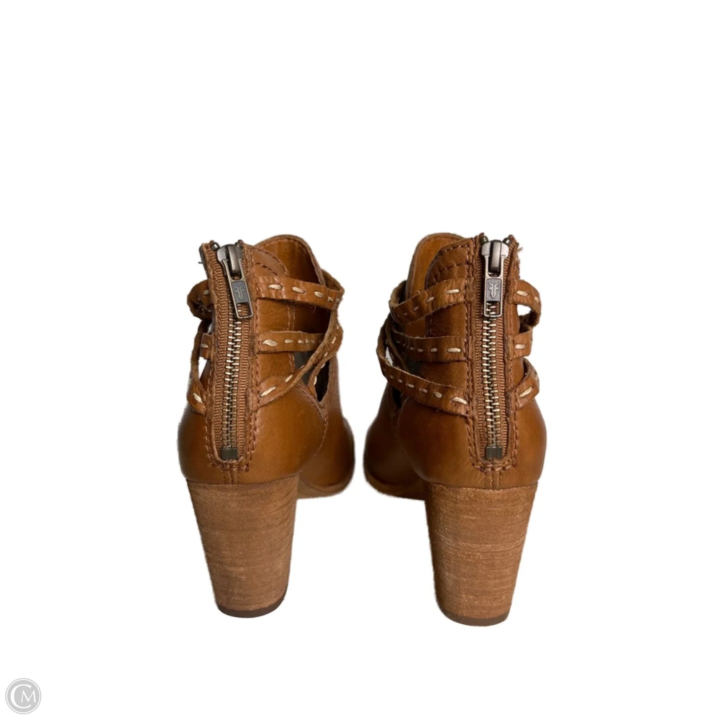 Boots Designer By Frye In Brown, Size: 7.5
