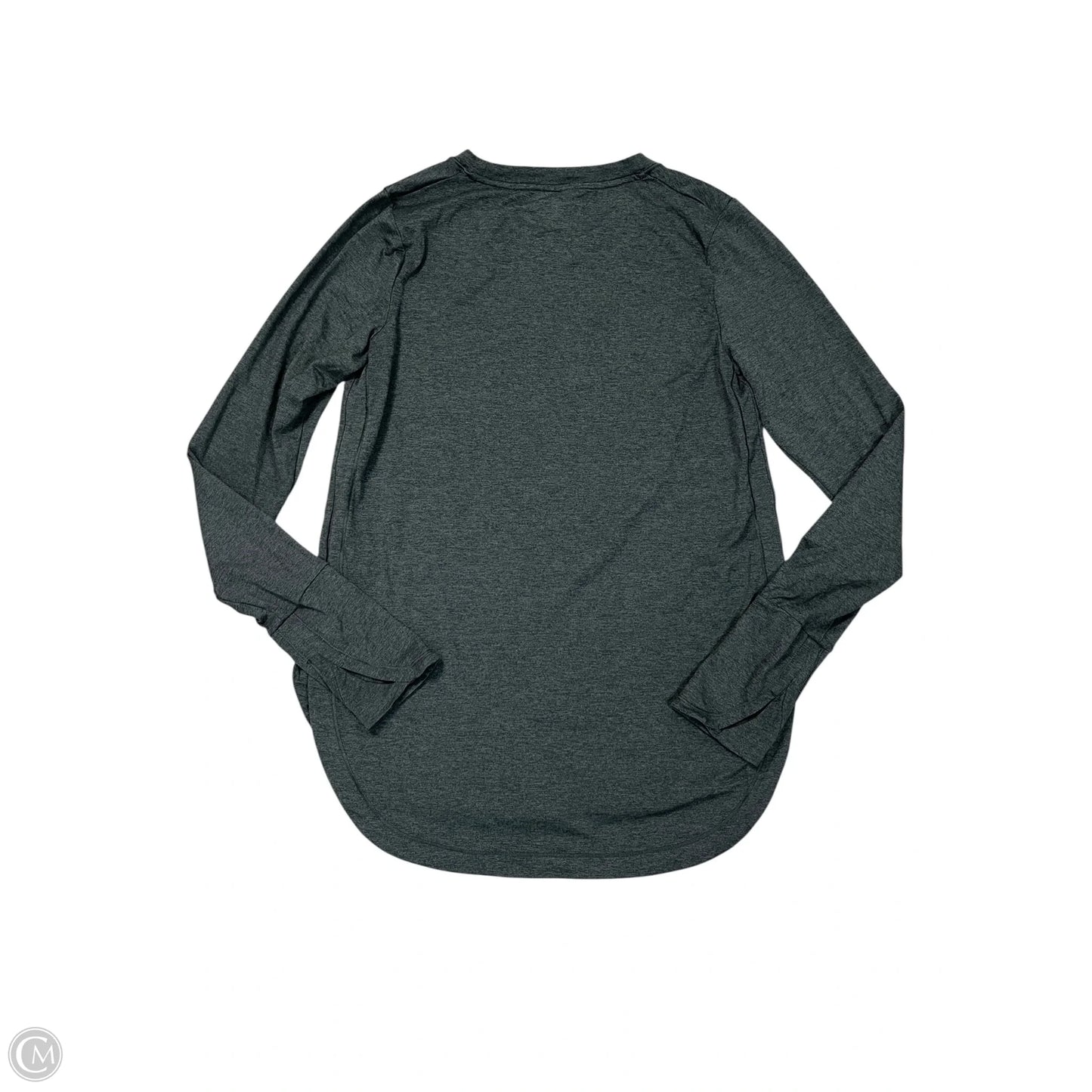 Athletic Top Long Sleeve Crewneck By Athleta In Grey, Size: S