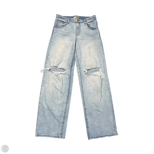 Jeans Wide Leg By Kut In Blue Denim, Size: 2