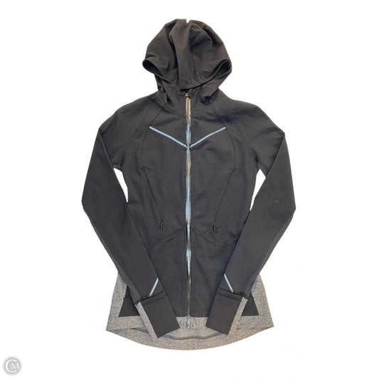 Athletic Jacket By Lululemon In Black, Size: Xs