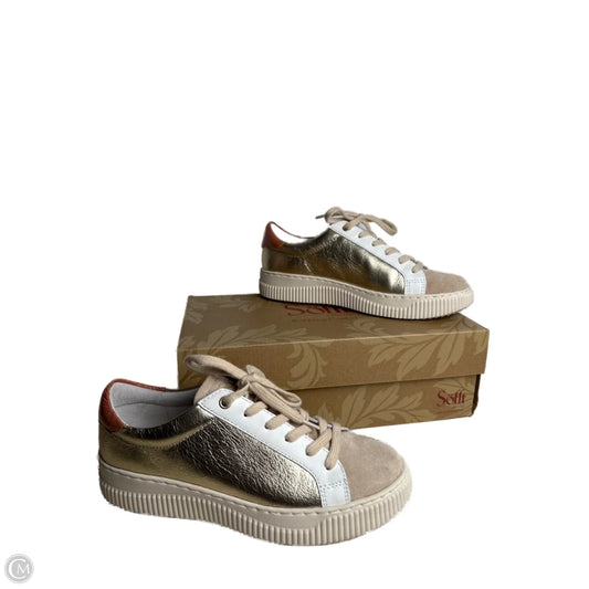 Shoes Sneakers By Sofft In Gold, Size: 5