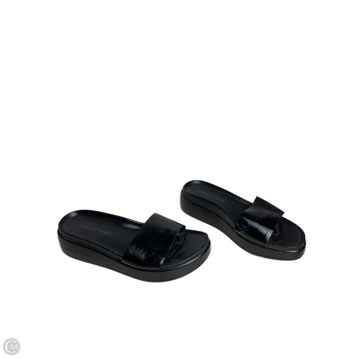 Sandals Flats By Donald Pliner In Black, Size: 6