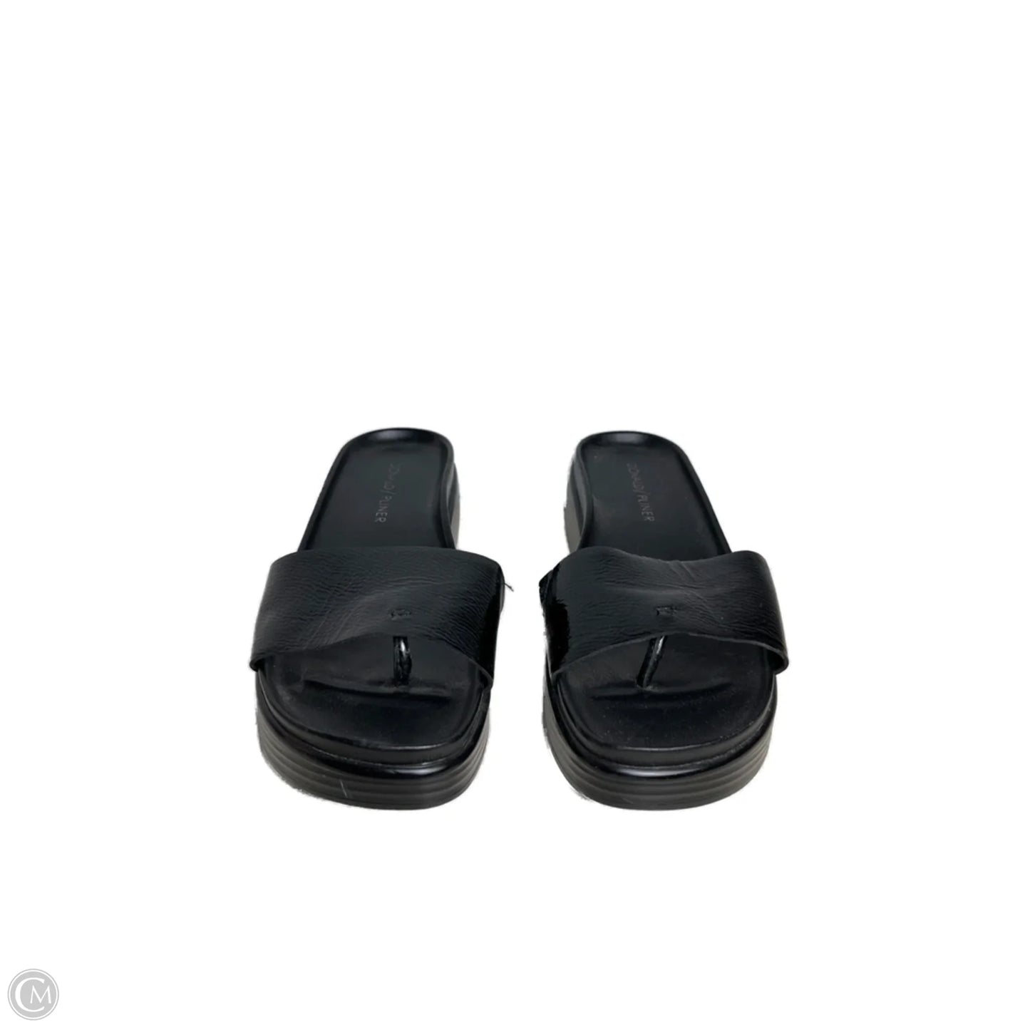 Sandals Flats By Donald Pliner In Black, Size: 6
