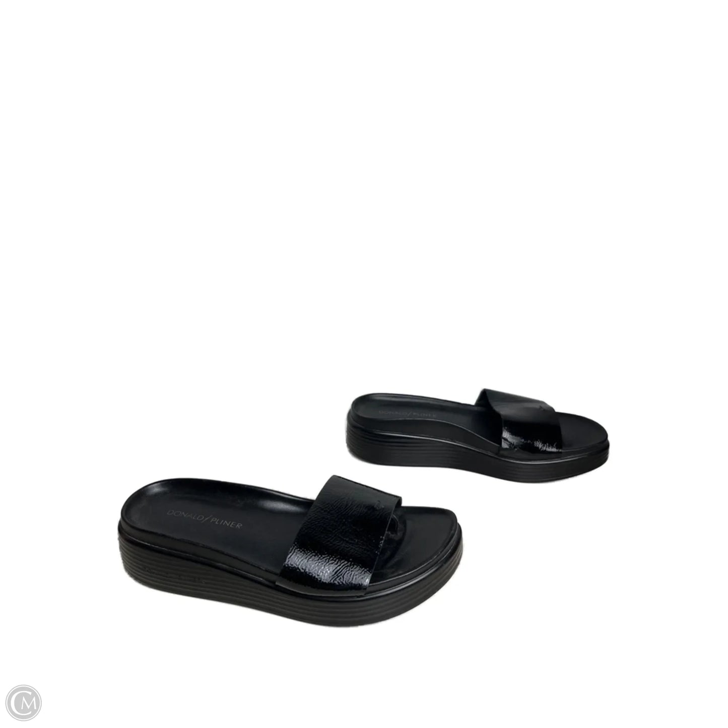 Sandals Flats By Donald Pliner In Black, Size: 6