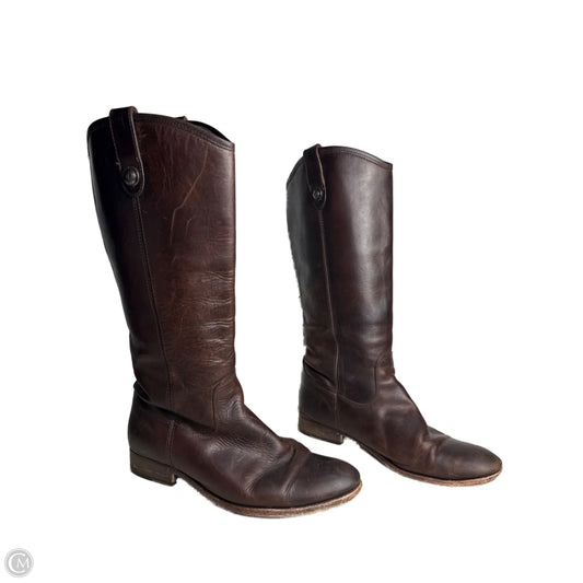 Boots Designer By Frye In Brown, Size: 10