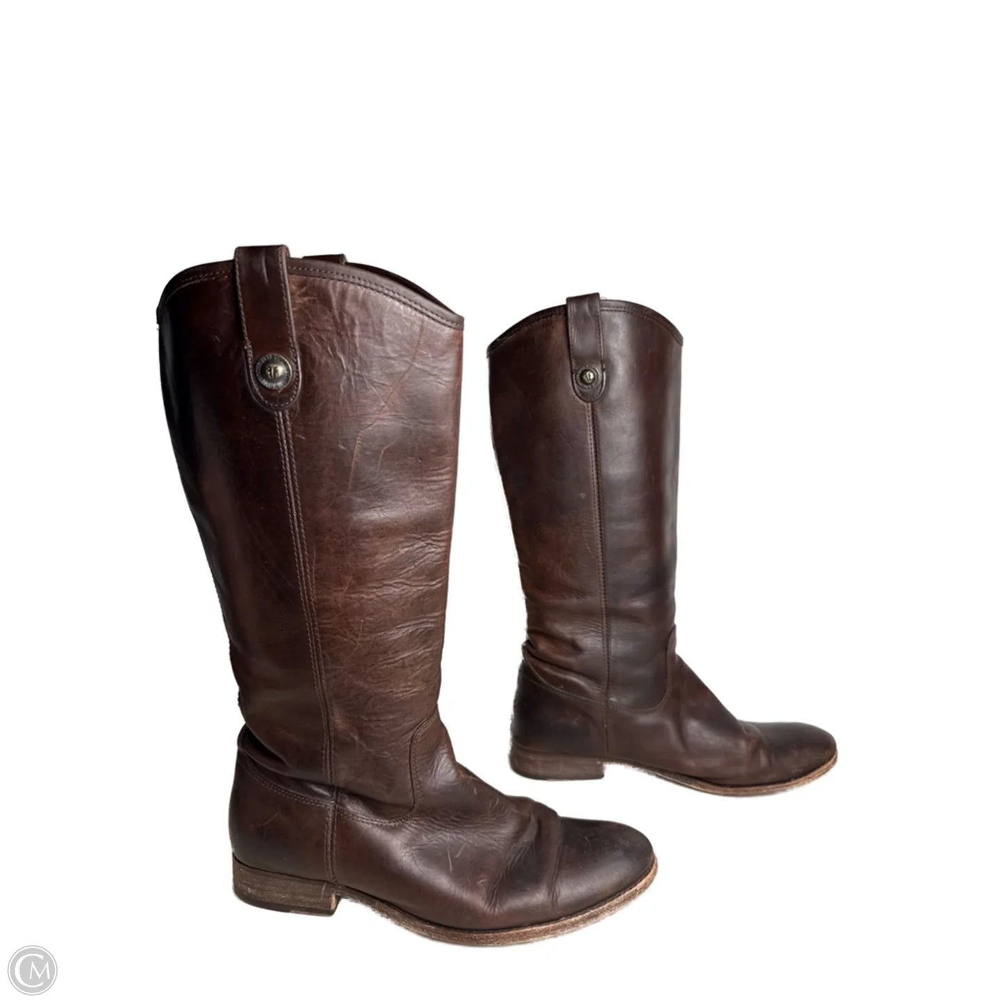 Boots Designer By Frye In Brown, Size: 10