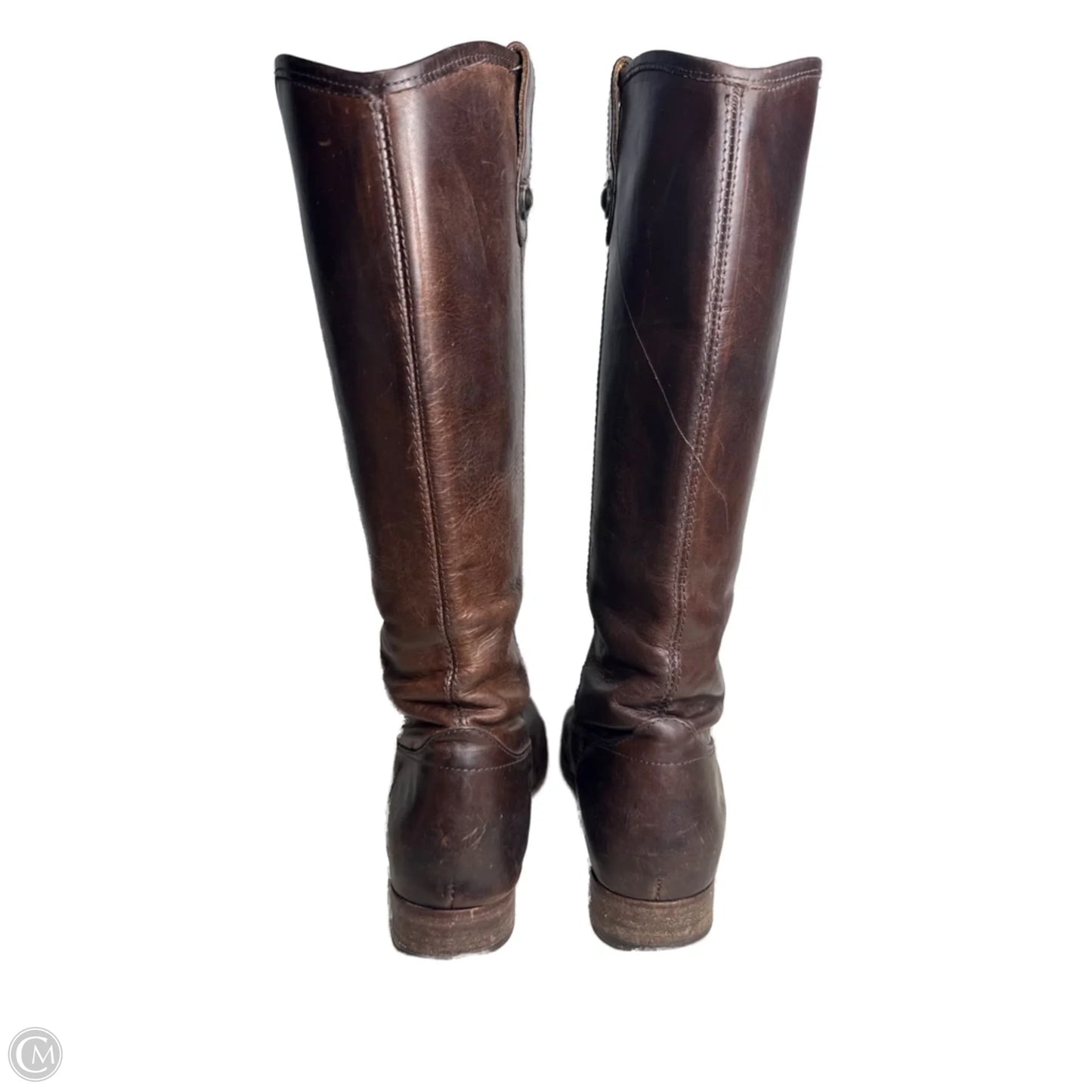 Boots Designer By Frye In Brown, Size: 10