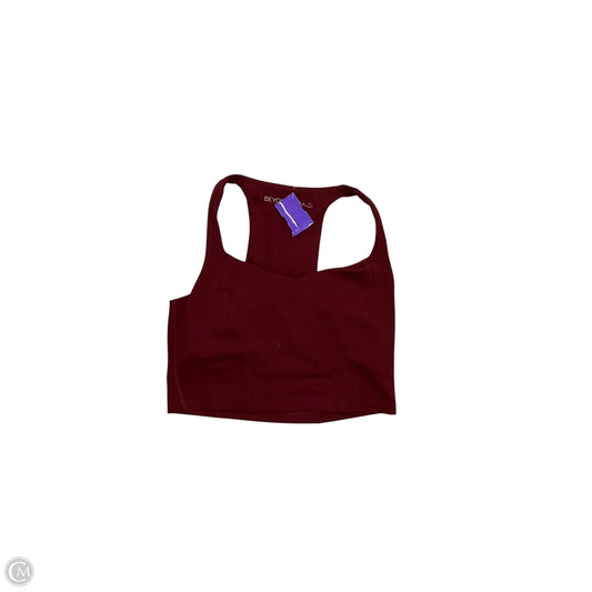 Athletic Tank Top By Beyond Yoga In Maroon, Size: M