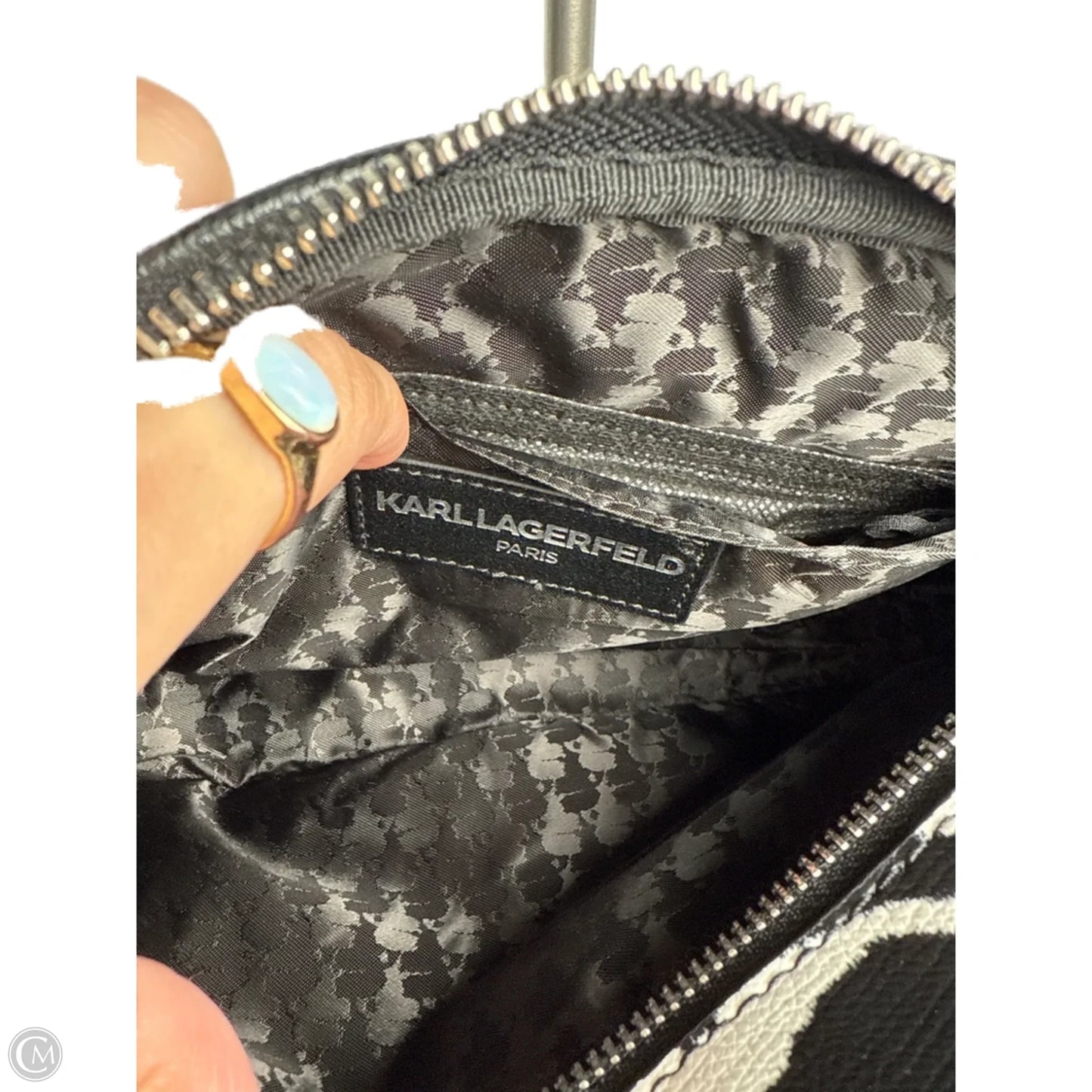 Crossbody Designer By Karl Lagerfeld, Size: Small