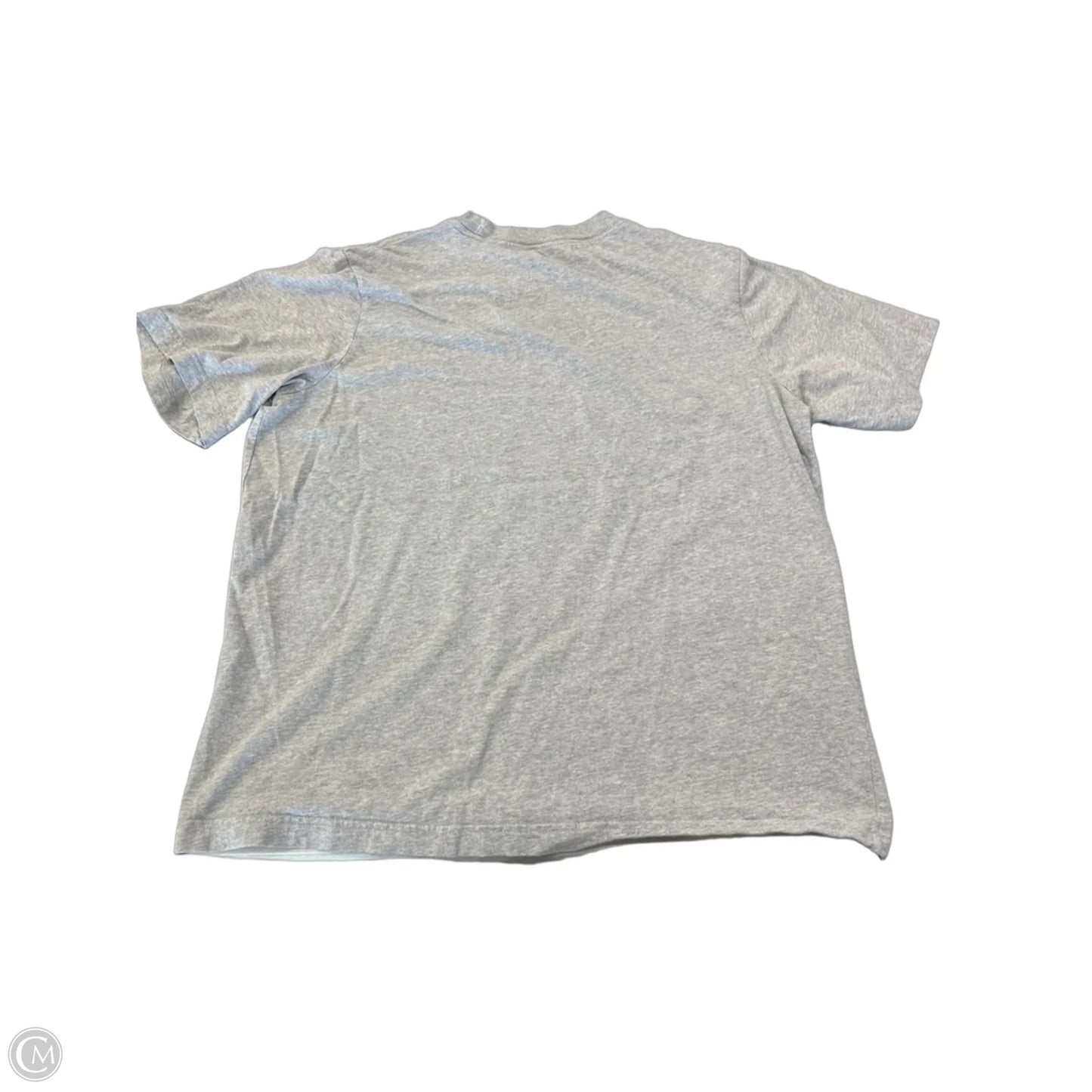 Top Short Sleeve By Nike In Grey, Size: M