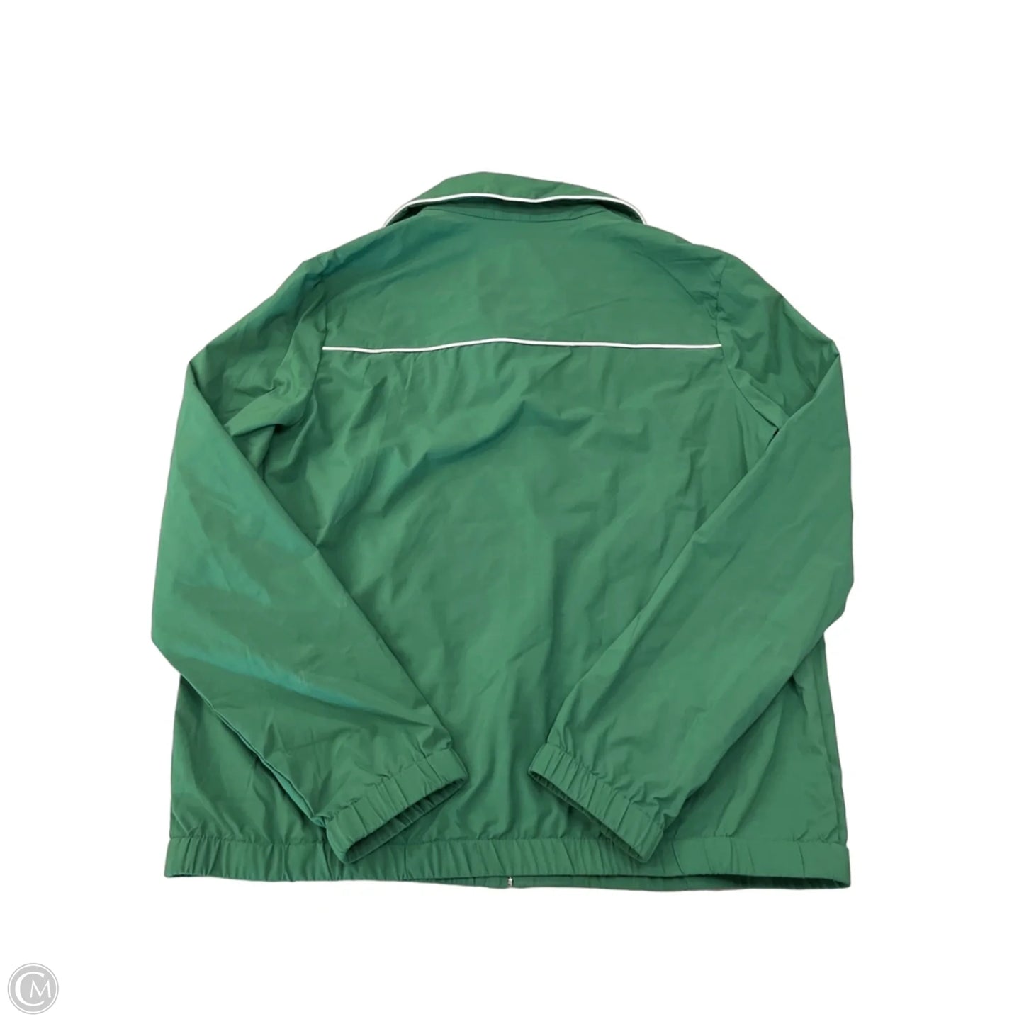 Jacket Windbreaker By Tcec In Green, Size: M