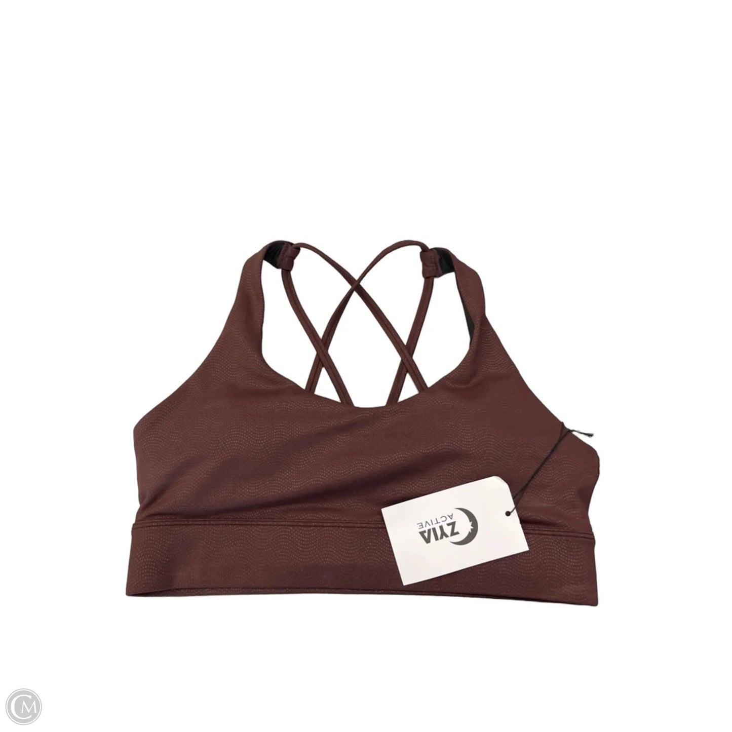 Athletic Bra By Zyia In Maroon, Size: L