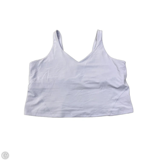 Athletic Bra By Lululemon In Purple, Size: Xxl
