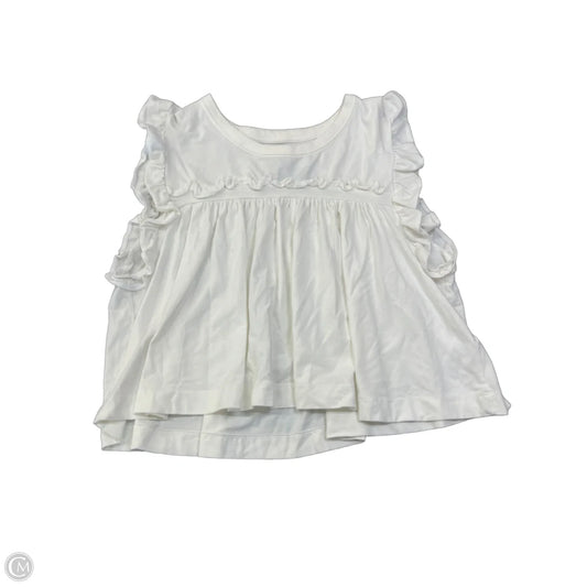 Top Short Sleeve By Maeve In White, Size: Xl