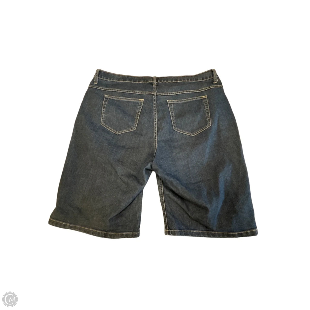Shorts By Riders In Blue Denim, Size: 2x