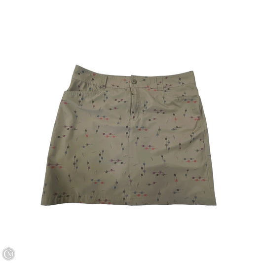 Athletic Skort By Eddie Bauer In Green, Size: M