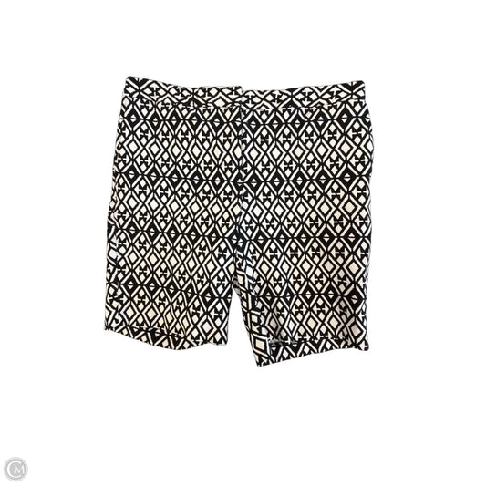 Shorts By Mario Serrani In Black & Cream, Size: M