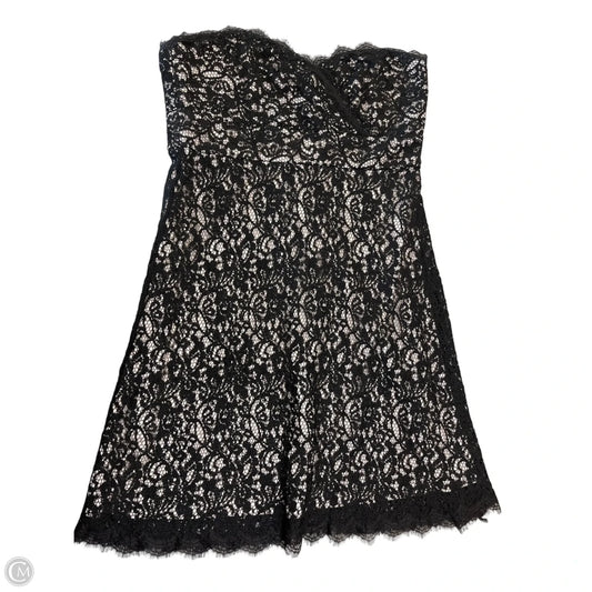 Dress Casual Short By White House Black Market In Black & Cream, Size: L