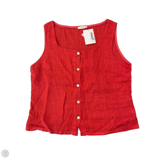 Top Sleeveless By Clothes Mentor In Red, Size: M