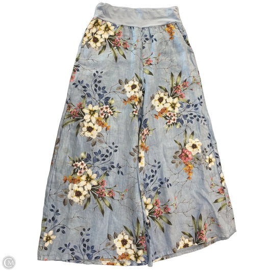 Pants Linen By Clothes Mentor In Blue, Size: M