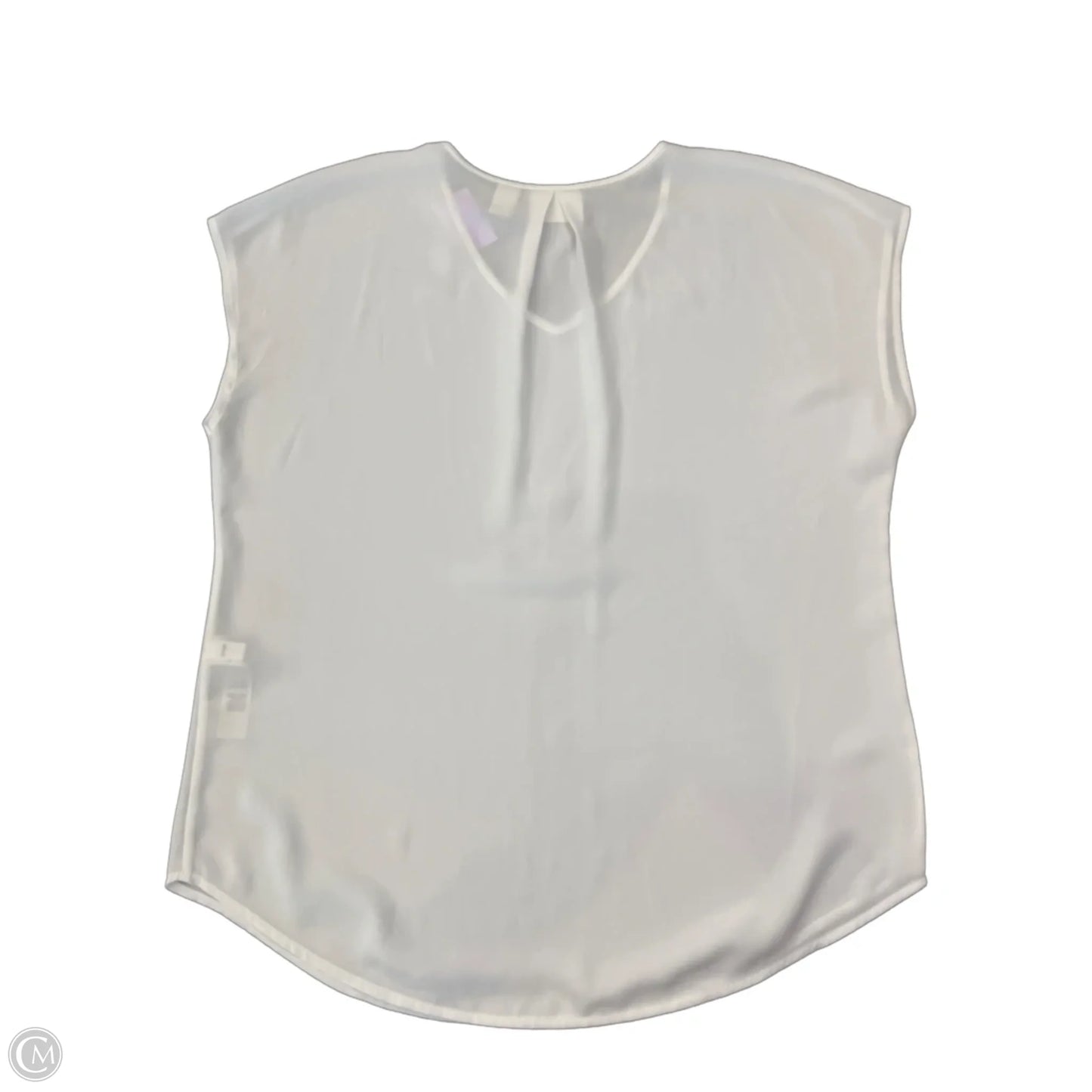 Blouse Sleeveless By Chicos In White, Size: S