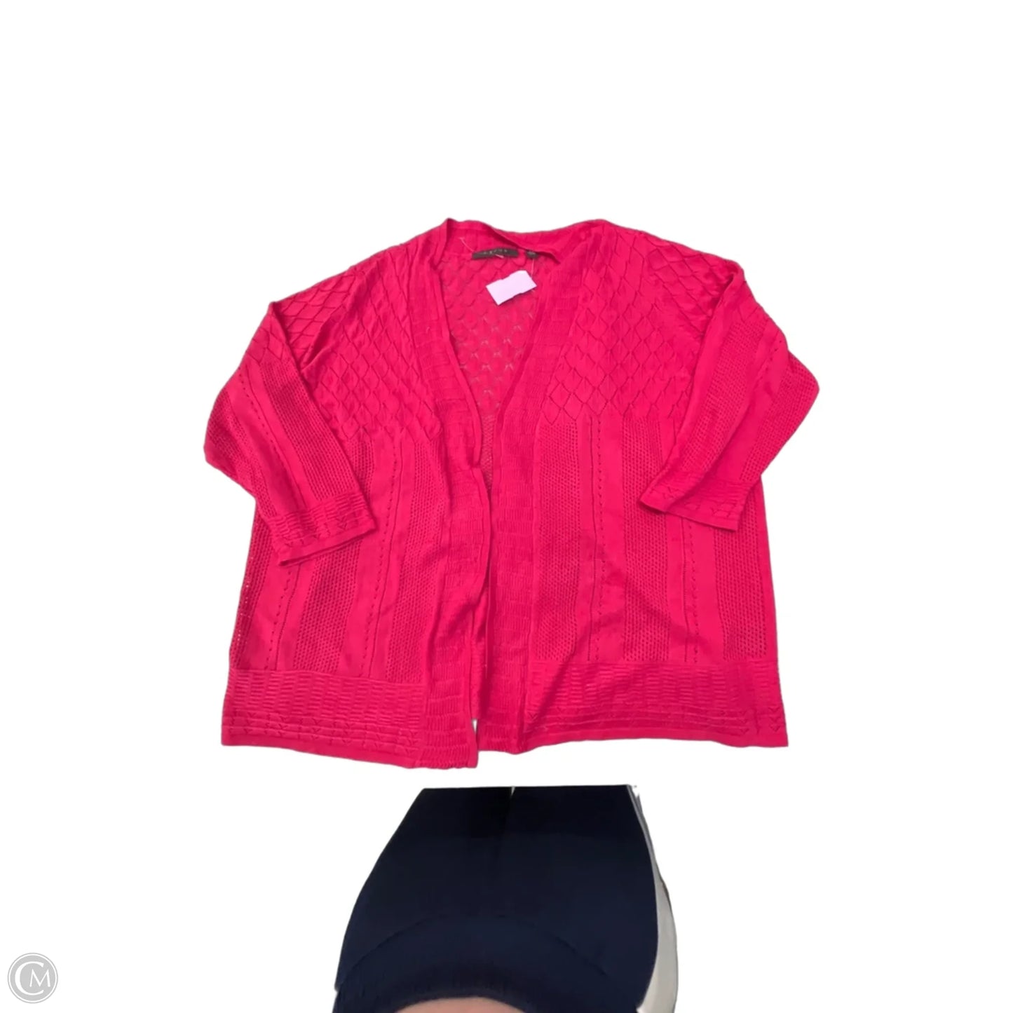 Cardigan By Cyrus In Pink, Size: 2x