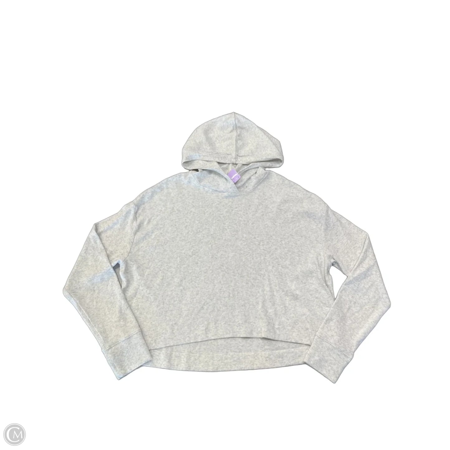 Athletic Top Long Sleeve Hoodie By Athleta In Grey, Size: Xs