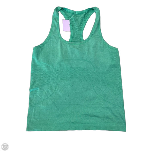 Athletic Tank Top By Lululemon In Green, Size: M