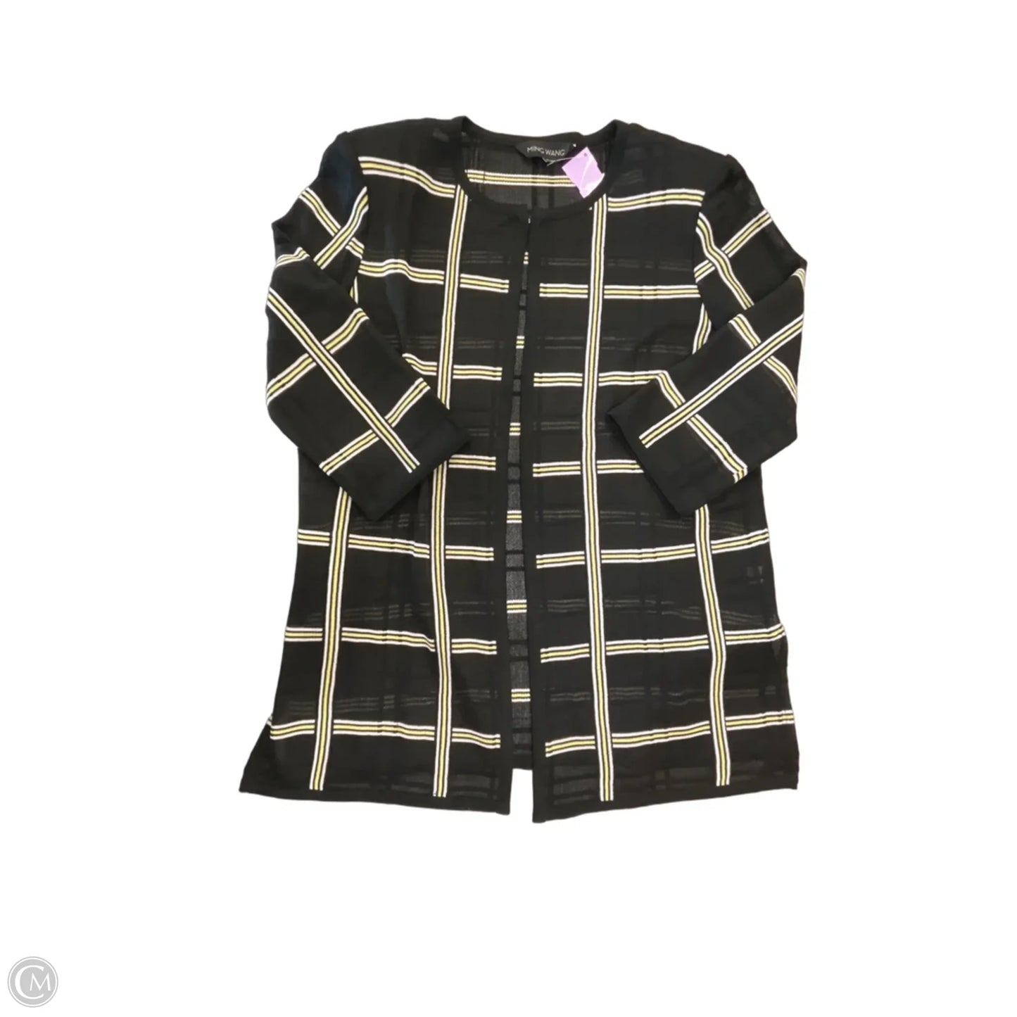 Cardigan By Ming Wang In Black, Size: M