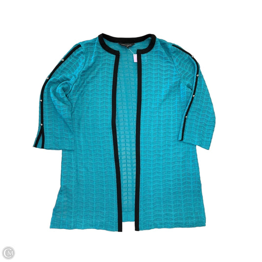 Cardigan By Ming Wang In Teal, Size: M